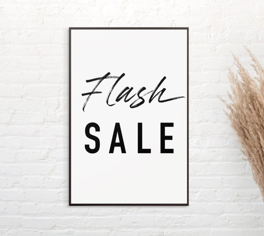 Flash Sale!